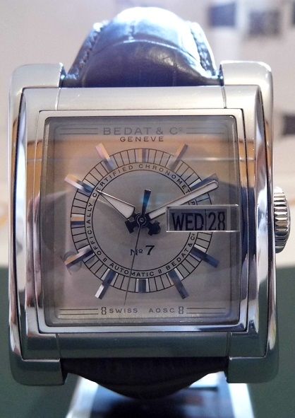 Bedat & Co No 7 Automatic, Silver Dial, Leather Strap