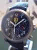 Girard Perregaux Ferrari Chronograph, Carbon Dial, Black Strap