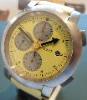 Xemex XE-5000 Sun Chronograph, Yellow Dial With Rubber Strap