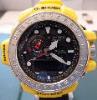 Casio G Shock Gulfmaster, Black Dial, Yellow Strap