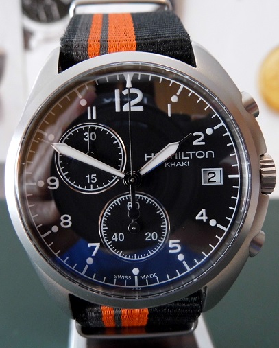 Hamilton Khaki Pilot Pioneer, Black Dial, Nato Strap