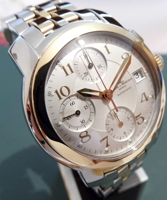 Baume & Mercier Capeland Chronograph, Sliver Dial, Bracelet