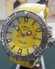 Krieger Sea Stallion Chronometer, Yellow Dial, Rubber Strap