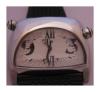 LP Italy Stratosphere Dual Time Watch, White Dials With Rubber Strap