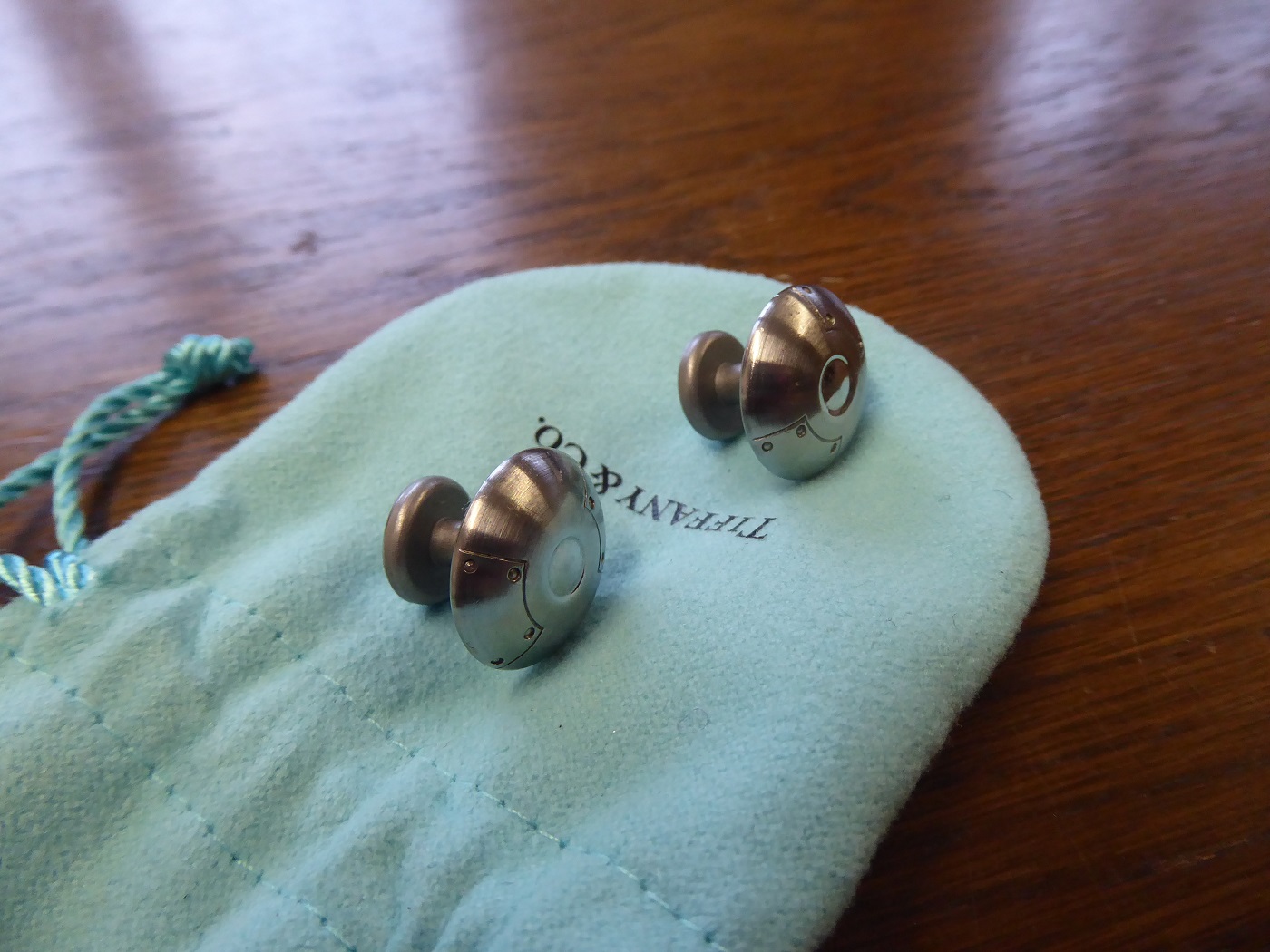 Tiffany & Co Streamerica Geodome Cufflinks