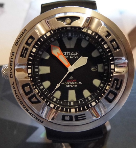 Citizen Promaster 300M, Black Dial With Rubber Strap