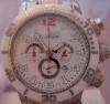 Essence Quartz Ceramic Chronograph, White Dial, Ceramic & Steel Bracelet
