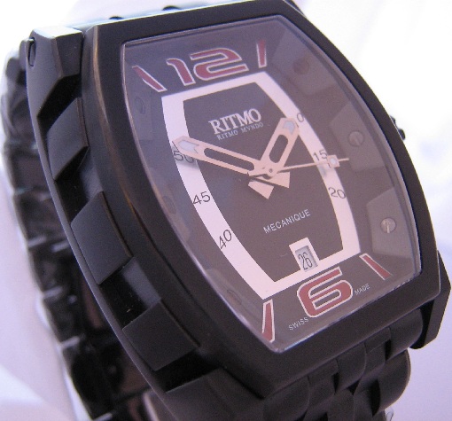 Ritmo Mvndo Impero, Black Dial With Black Steel Bracelet