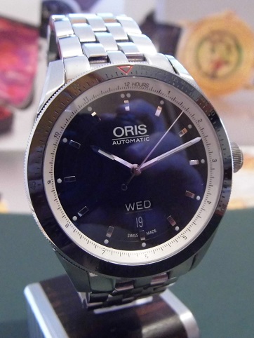 Oris Artix GT Day Date, Black Dial, Bracelet