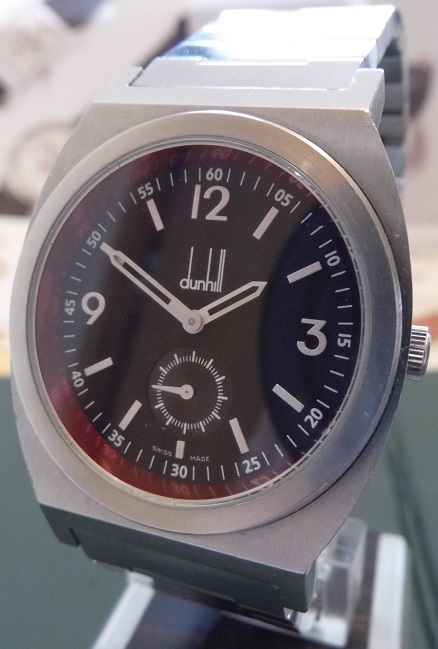 Dunhill RPM Quartz, Black Dial, Stainless Steel Bracelet