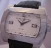 Baume & Mercier Hampton City, Silver Dial, Brown Strap