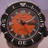 Seiko New Style Orange Monster, Orange Dial, Steel Bracelet