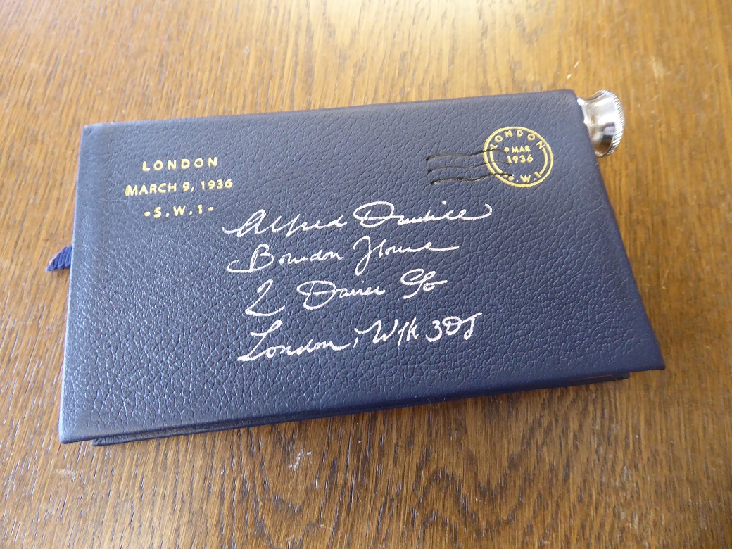 An Alfred Dunhill Novelty Hip Flask