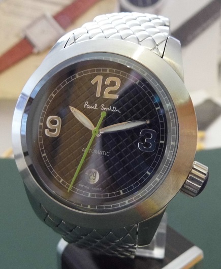 Paul Smith Automatic, Black Dial, Steel Bracelet