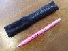 A Theo Fennell Pink Enamel & Stainless Steel Pen