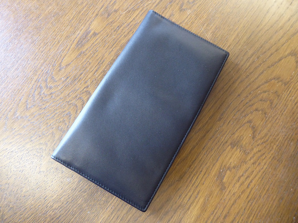 Bill Amberg Leather Long Coat Wallet