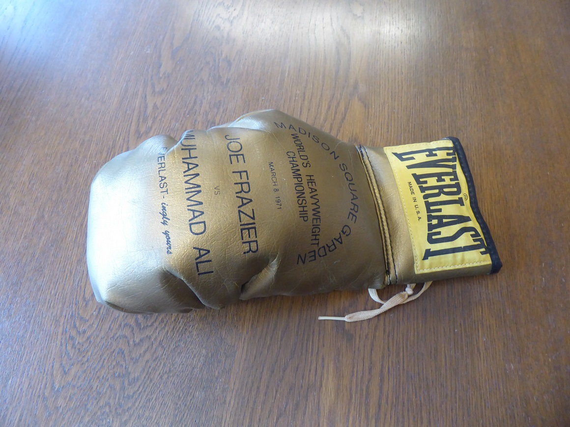 An Everlast Commemorative Boxing Glove
