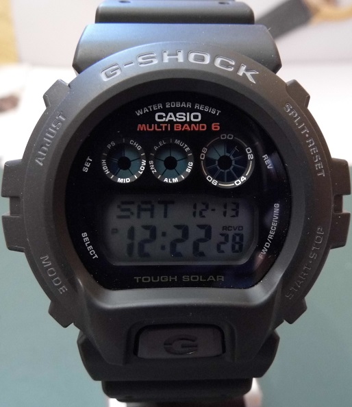 Casio G Shock GW-6900-1AER, Black Dial, Rubber Strap