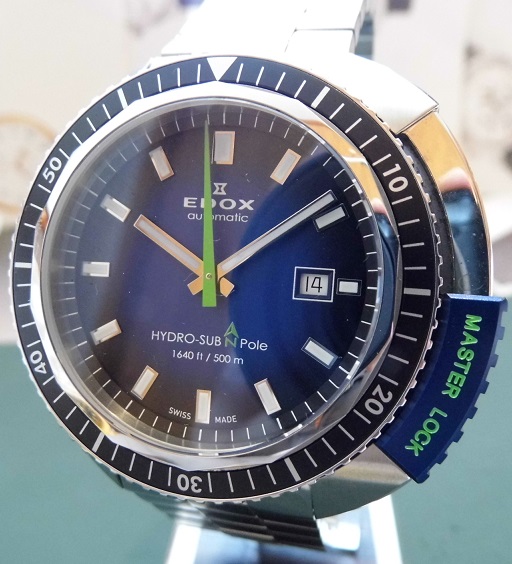 Edox Hydro Sub North Pole Ltd Edition, Blue Dial, Strap & Bracelet