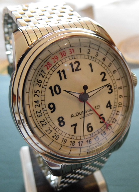 Dunhill A-Centric Automatic, White Dial, Steel Bracelet