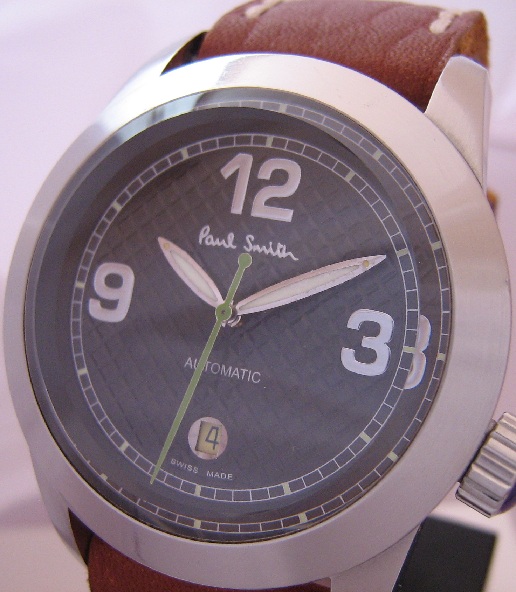 Paul Smith Automatic Watch, Black Dial With 2 Straps