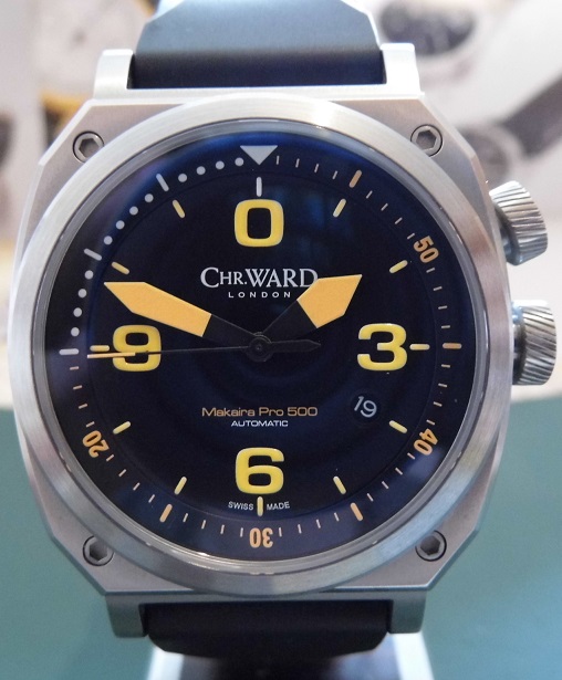 Christopher Ward C11 Makaira Pro 500, Black Dial, Strap