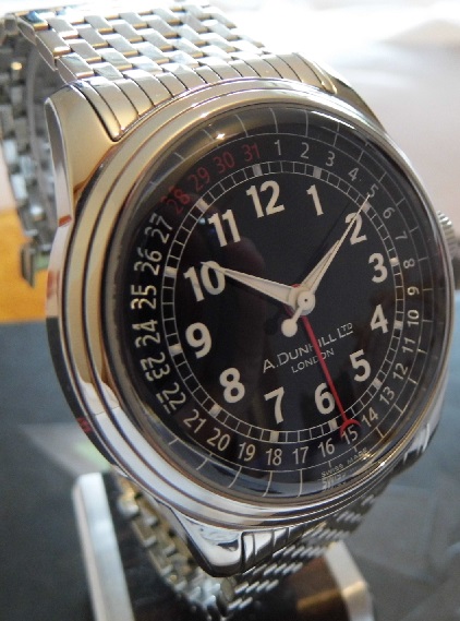 Dunhill A-Centric Automatic, Black Dial, Steel Bracelet