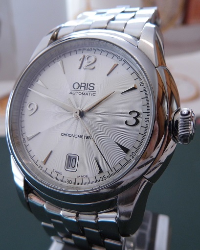 Oris Artelier Chronometer, Silver Dial, Bracelet