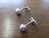 Alfred Dunhill Stainless Steel Football Cufflinks