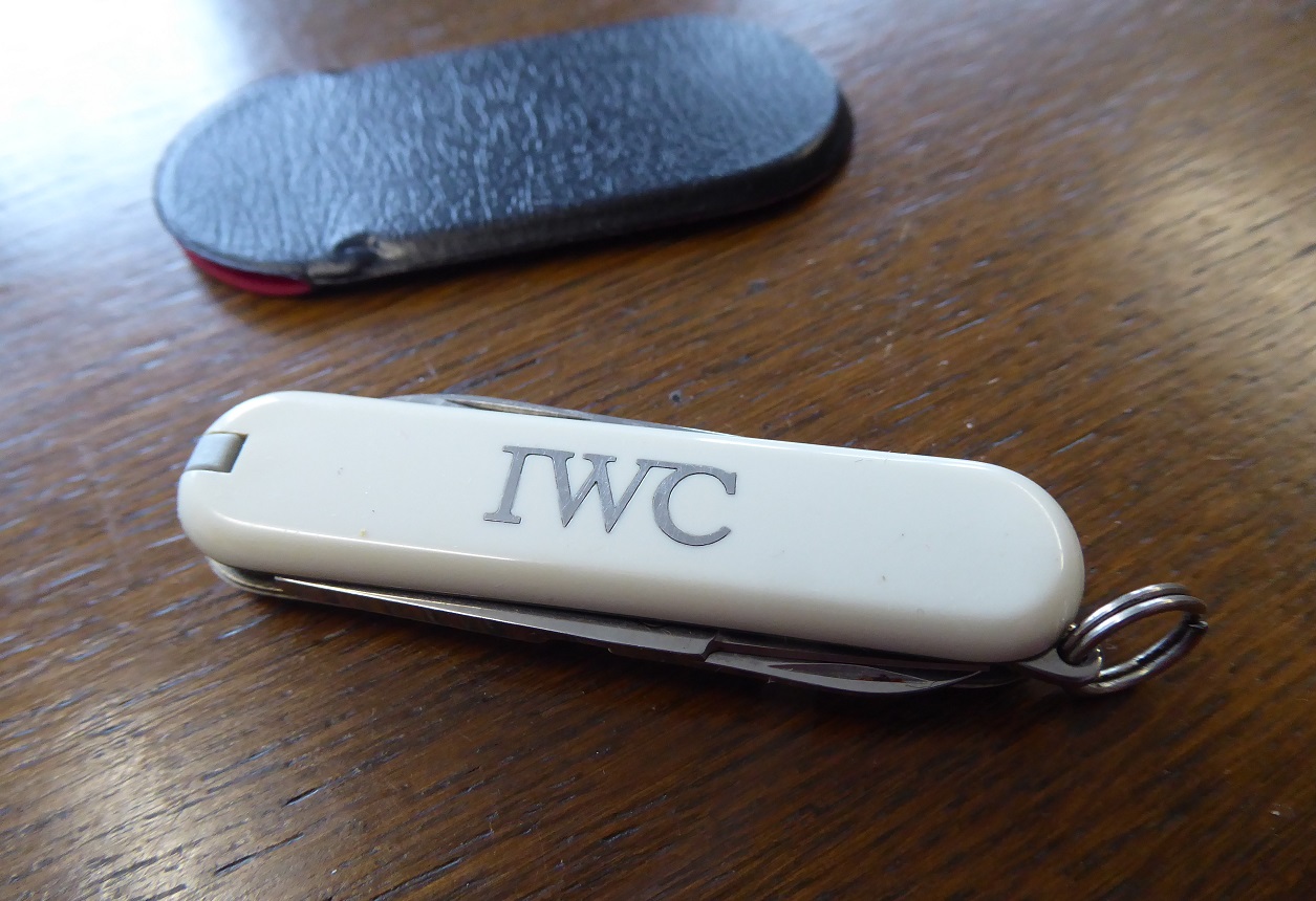 A Victorinox IWC Promotional Swiss Army Knife