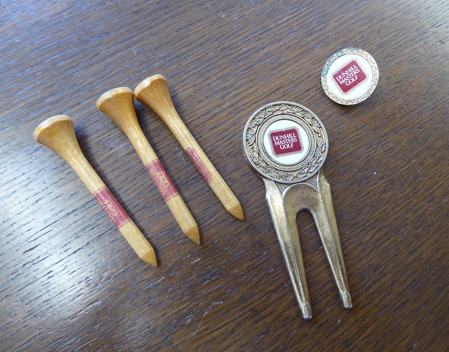 Alfred Dunhill Masters Golf Tees, Divot Tool & Marker Set