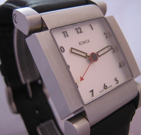Xemex Avenue Automatic, White Dial With Leather Strap