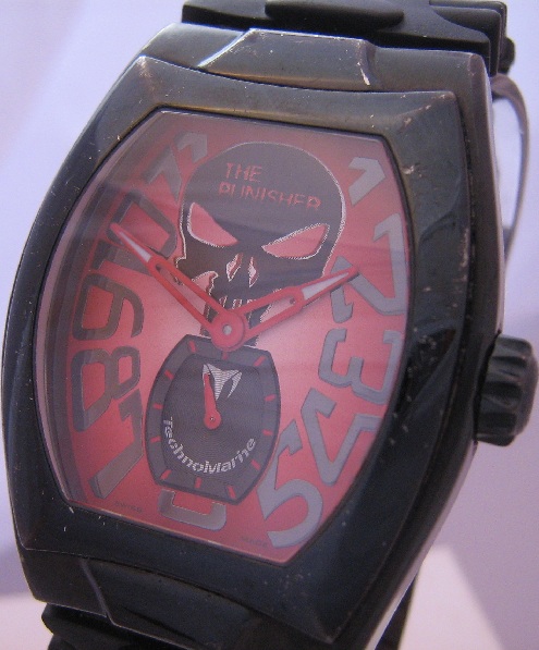 Technomarine Punisher Limited Edition, Red Dial, Two Straps