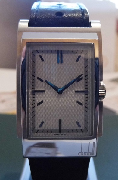 Alfred Dunhill D Type Mk II, Silver Dial, Leather Strap