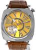Ritmo Mvndo Centurion Watch, Gold Dial With Leather Strap