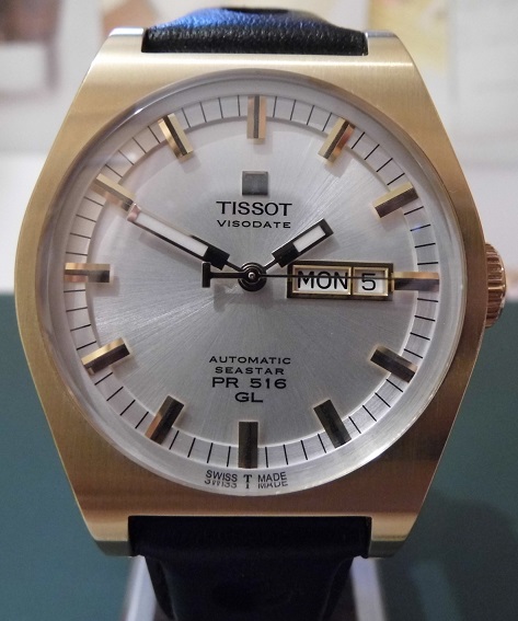 Tissot Heritage PR 516 Auto, Silver Dial, Strap & Bracelet