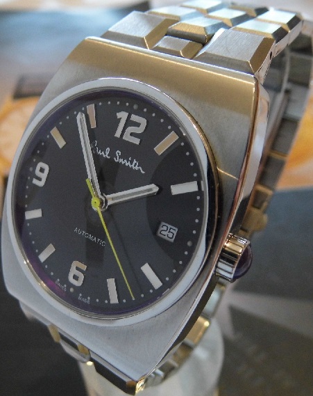 Paul Smith Automatic, Black Dial, Steel Bracelet
