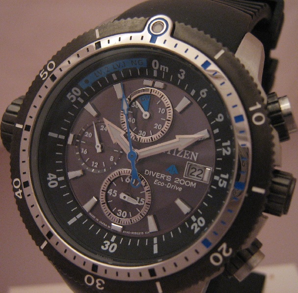 Citizen Promaster Aqualand Eco Drive, Grey Dial, Rubber Strap