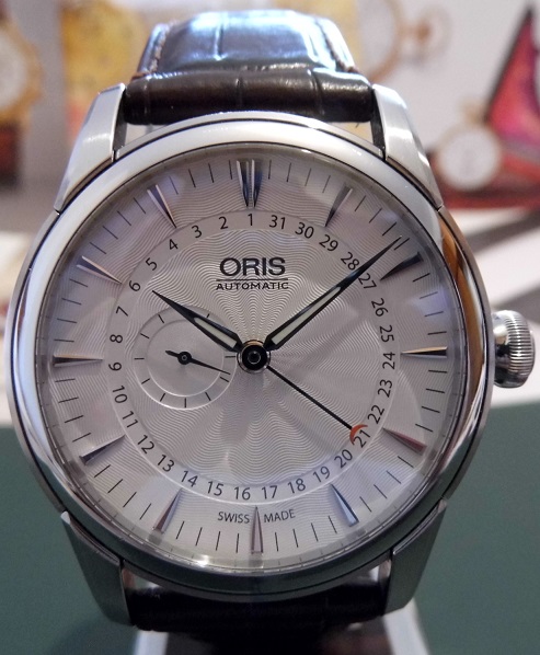Oris Artelier Small Second Pointer Date, Silver Dial, Strap