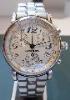 Montblanc Meisterstuck Chrongraph, Silver Dial, Steel Bracelet