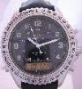 Breitling Intruder Reveil, Black Dial With Stainless Steel Bracelet