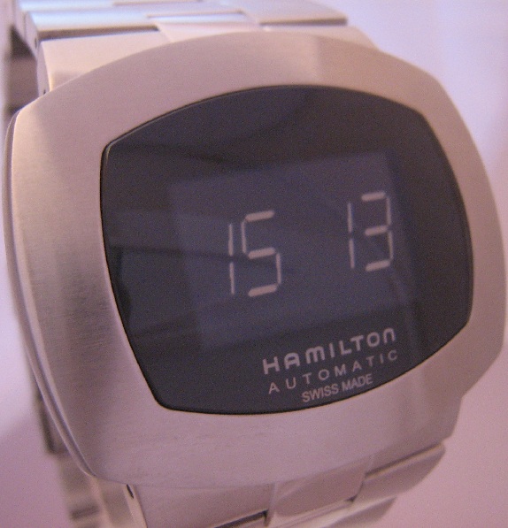 Hamilton Pulsomatic, Black Dial With Steel Bracelet