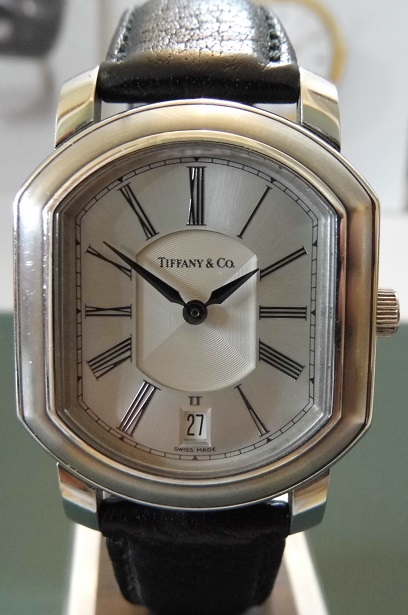 Tiffany Mark Coupe Resonator, Silver Dial, Leather Strap