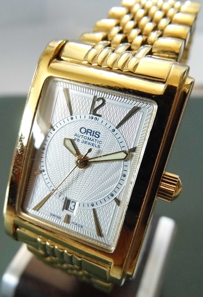 Oris Ladies Classic Rectangular, Silver Dial, Bracelet