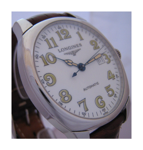 Longines Spirit Automatic, White Dial With Leather Strap