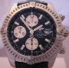 Breitling Chronomat Evolution, Black Dial With Leather Strap