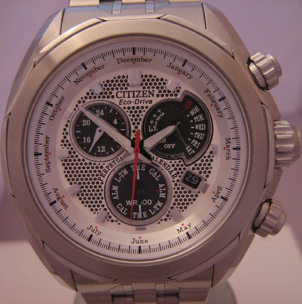 Citizen Signature Perpetual Calendar, Silver Dial, Steel Bracelet