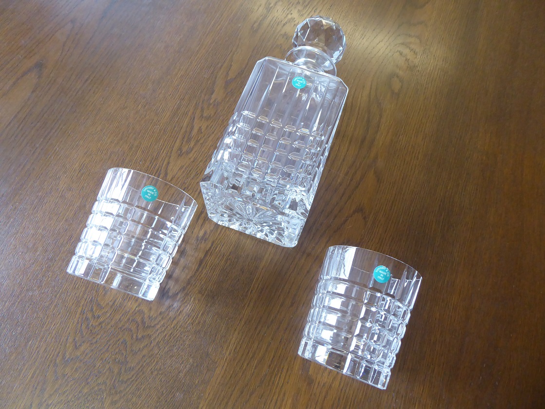 A Tiffany & Co Whisky Decanter & Tumblers