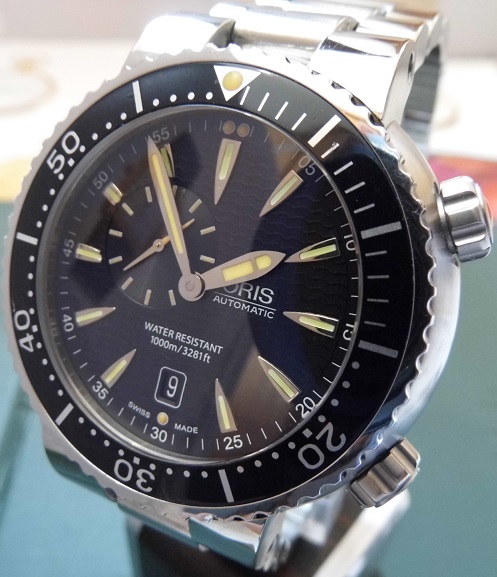 Oris Divers Small Seconds, Black Dial, Steel Bracelet