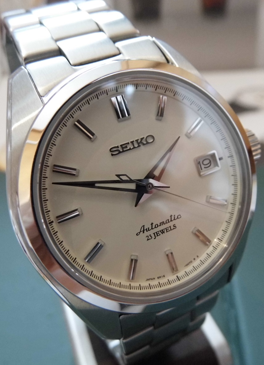 Seiko Automatic, White Dial, Steel Bracelet